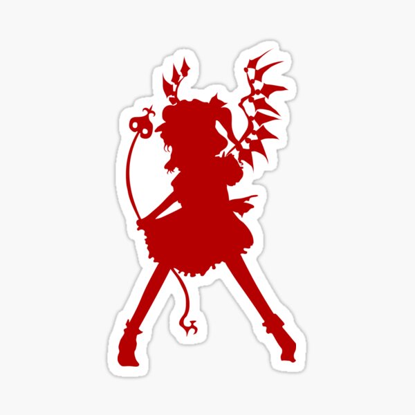 Vista previa del artículo con la obra «Flandre Scarlet (Rojo oscuro) - Touhou Project», diseñado y vendido por Sukima.
