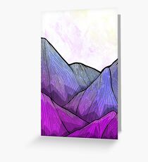 Early Morning Mountains Greeting Card