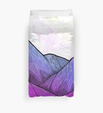 Early Morning Mountains Duvet Cover