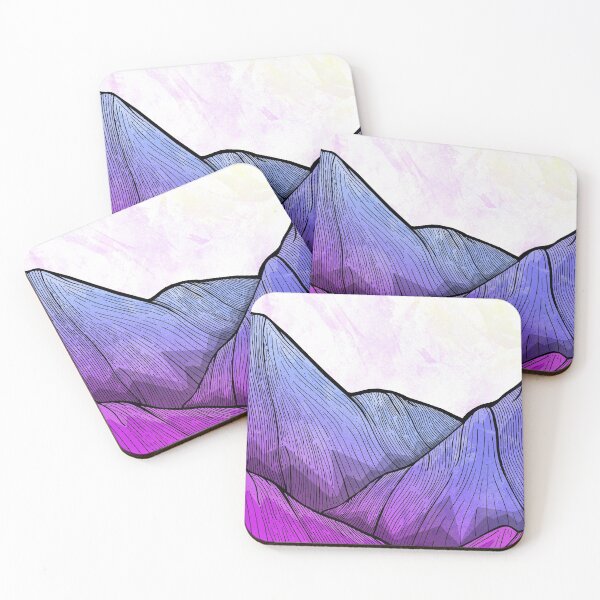 Item preview, Early Morning Mountains designed and sold by Swadeillustrations.