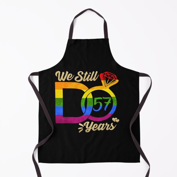 Item preview, WE STILL DO WEDDING ANNIVERSARY LGBTQ PRIDE RAINBOW 57 YEARS designed and sold by sobriowslen.