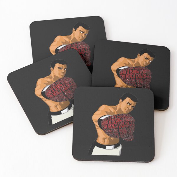 Item preview, Muhammad Ali Typography Gloves Classic designed and sold by be0ptamara.
