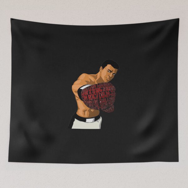 Item preview, Muhammad Ali Typography Gloves Classic designed and sold by be0ptamara.