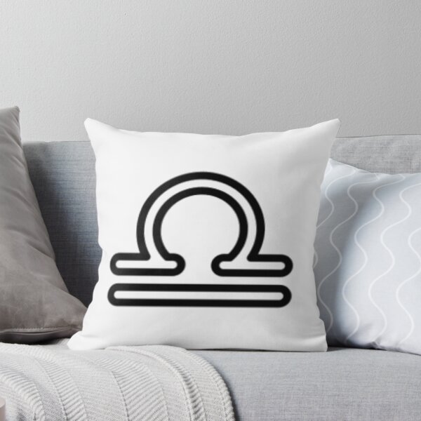 Item preview, Black libra symbol designed and sold by Wavytarot.
