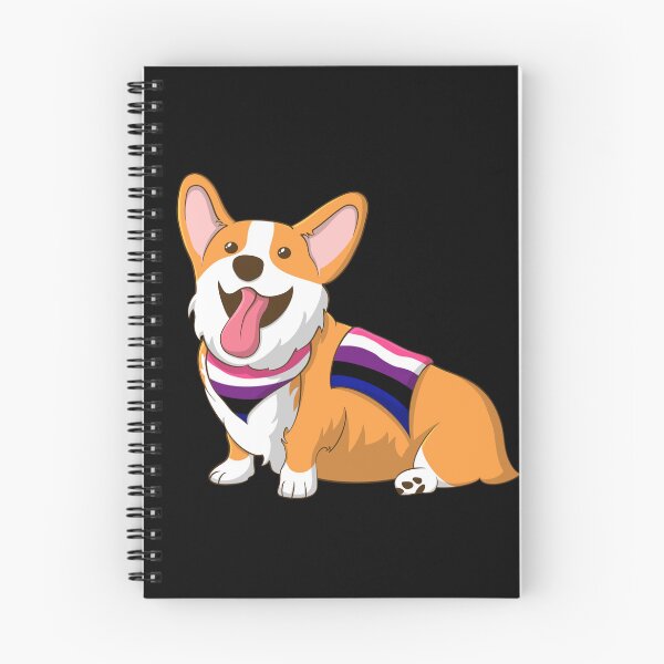 Item preview, Pride Corgi Genderfluid designed and sold by NLDStudios.
