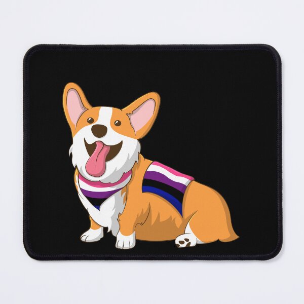 Item preview, Pride Corgi Genderfluid designed and sold by NLDStudios.