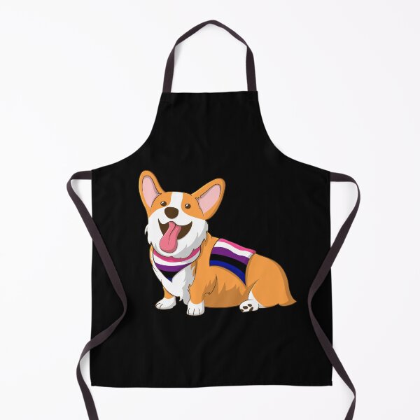 Item preview, Pride Corgi Genderfluid designed and sold by NLDStudios.