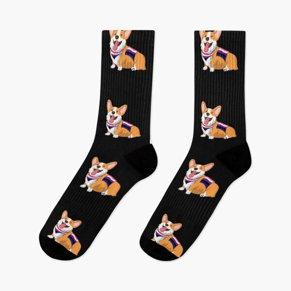 Item preview, Pride Corgi Genderfluid designed and sold by NLDStudios.