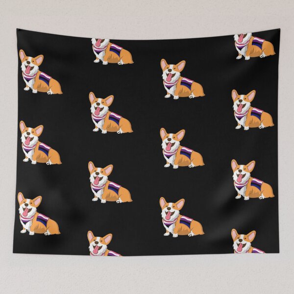 Item preview, Pride Corgi Genderfluid designed and sold by NLDStudios.