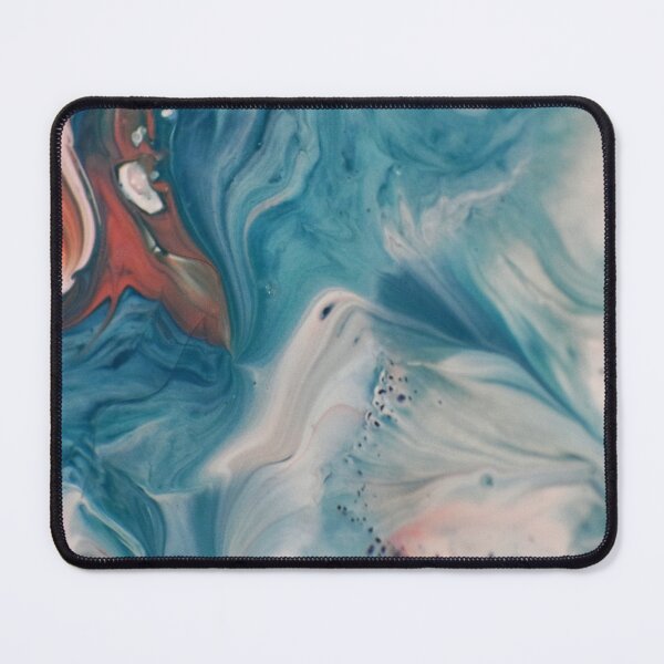 Item preview, Blue Marble Texture With Red Waves 33 designed and sold by aprajoos.
