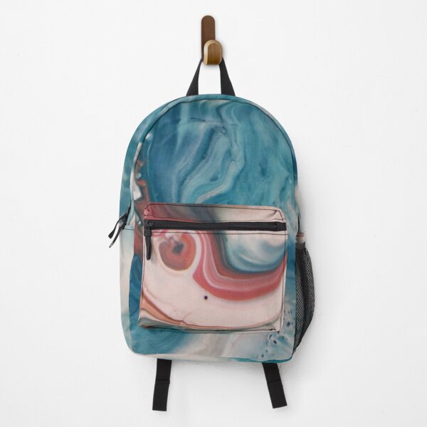 Item preview, Blue Marble Texture With Red Waves 33 designed and sold by aprajoos.