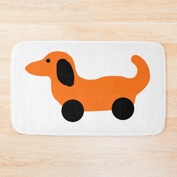 Item preview, Dog on Wheels Belle and Sebastian in tigermilk orange designed and sold by Sebastian  George.