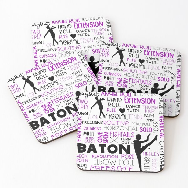 Item preview, Baton twirling word cloud, purple designed and sold by Peppermintmama.