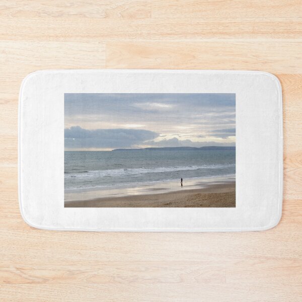 Item preview, Lone walker on Southbourne Beach in Dorset designed and sold by days-photographic.