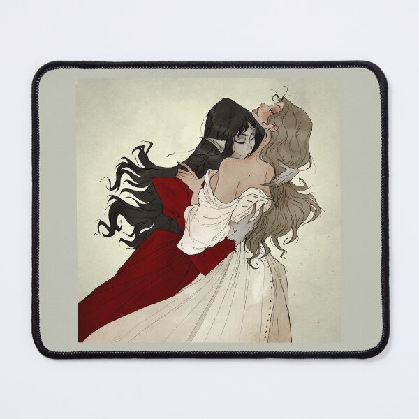 Item preview, female vampire biting a young girl sapphic artwork designed and sold by blueyblue.