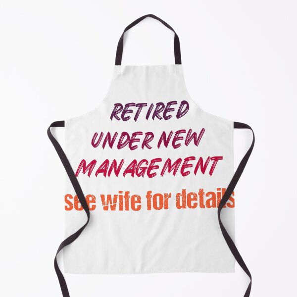 Item preview,  FUNNY retired under new management see wife for details men T-shirt designed and sold by Luxe-Art.