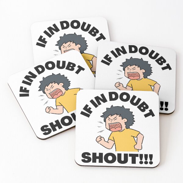 Item preview, If In Doubt, Shout!!! designed and sold by NineSevenFour.