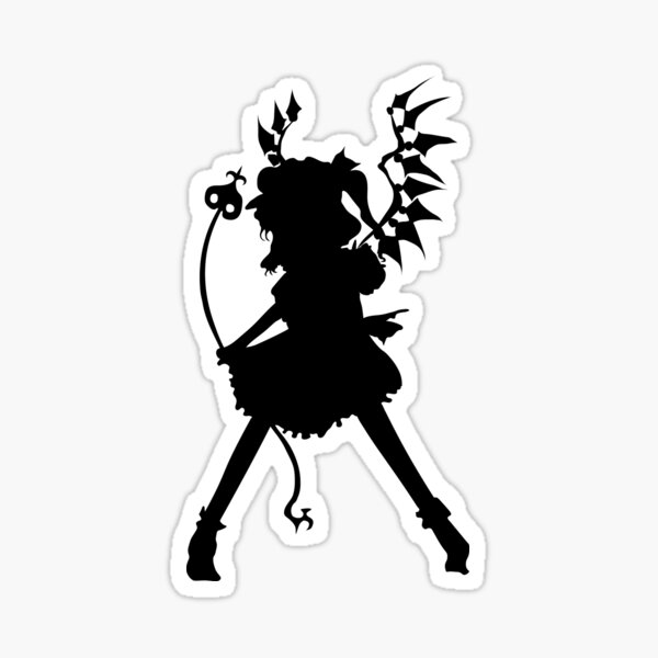 Vista previa del artículo con la obra «Flandre Scarlet (negro) - Proyecto Touhou», diseñado y vendido por Sukima.