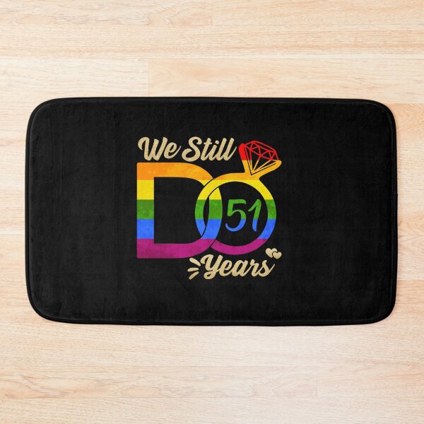 Item preview, WE STILL DO WEDDING ANNIVERSARY LGBTQ PRIDE RAINBOW 51 YEARS designed and sold by sobriowslen.