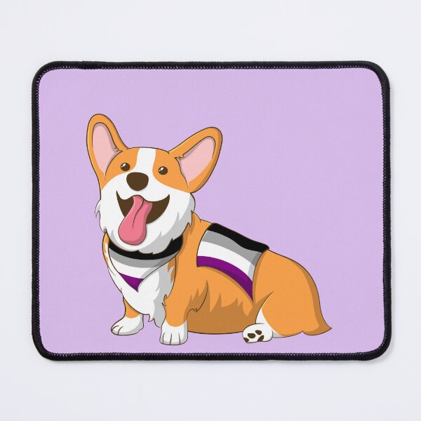 Item preview, Pride Corgi Asexual designed and sold by NLDStudios.