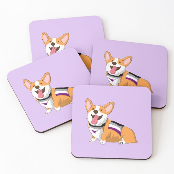 Item preview, Pride Corgi Asexual designed and sold by NLDStudios.