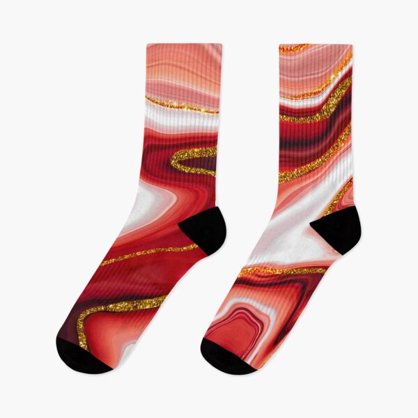 Item preview, Red Marble Texture With Golden Veins 34...High quality designed and sold by aprajoos.