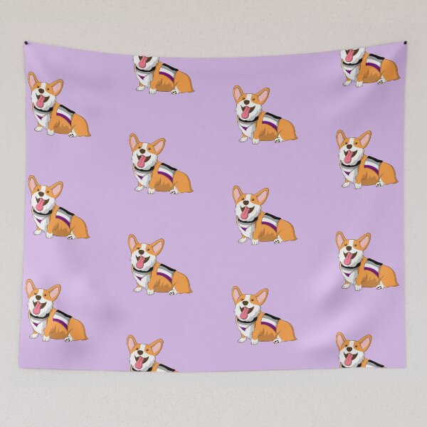 Item preview, Pride Corgi Asexual designed and sold by NLDStudios.