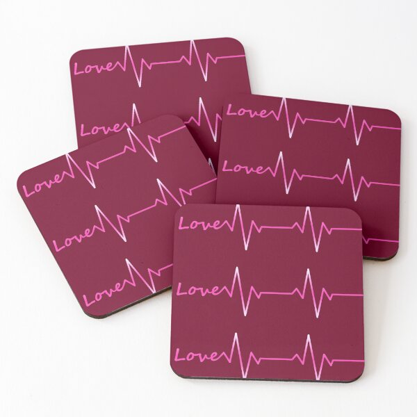 Item preview, Pink Love Heartbeat designed and sold by Olooriel.