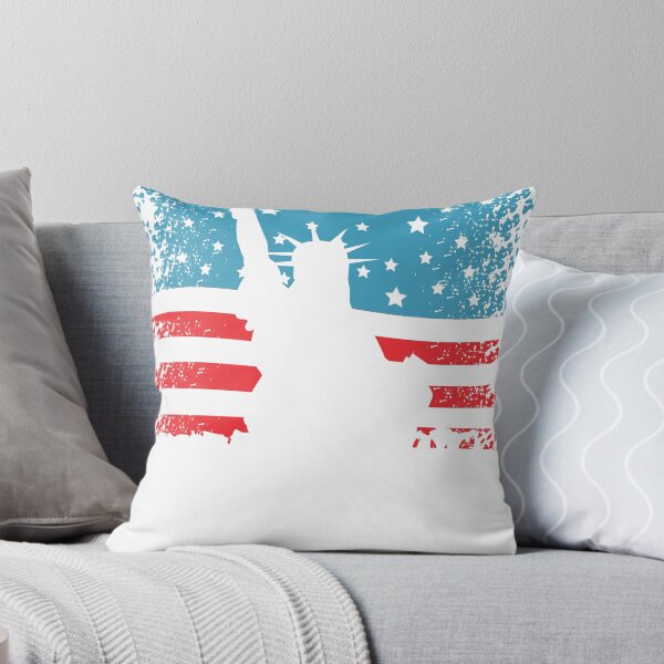 Item preview, statue of liberty of shadow from usa flag for july fourth meen and women designoutift designed and sold by haideralibhai.