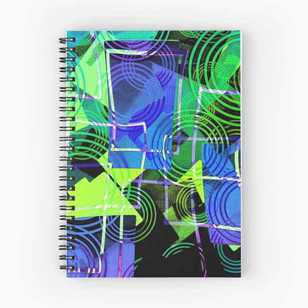 Item preview, Fun and Funky Urban Abstract - Green, Blue, Black designed and sold by pugmom4.