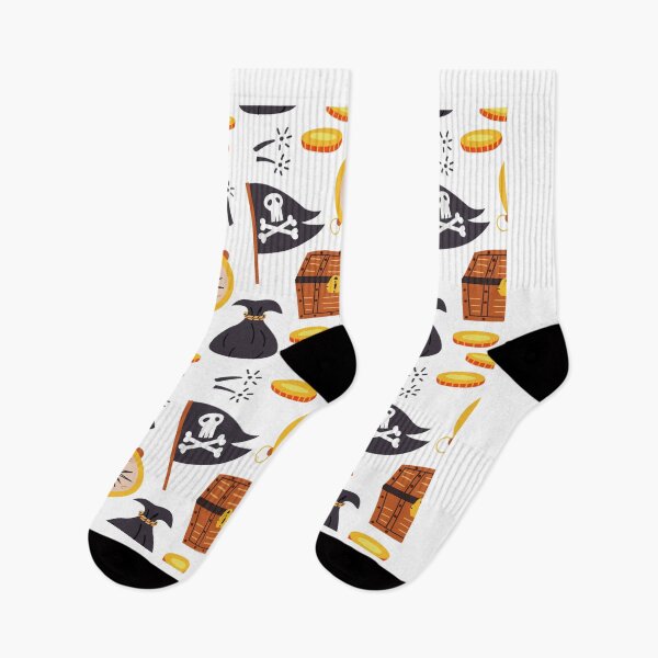 Item preview, Pirate Seamless Pattern designed and sold by Mystic-Roots99.