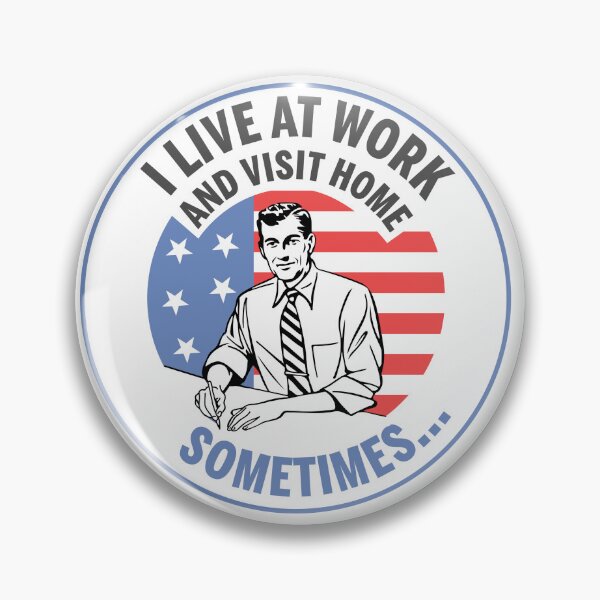 Item preview, White collar I live at work designed and sold by fiskooriginal.