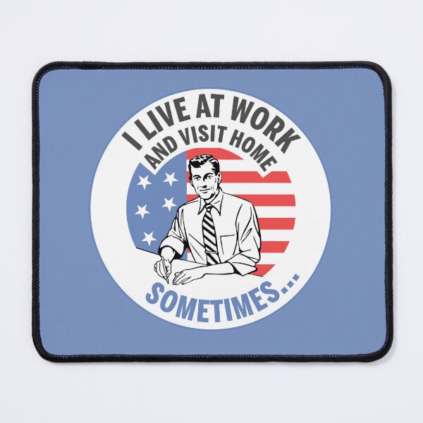 Item preview, White collar I live at work designed and sold by fiskooriginal.