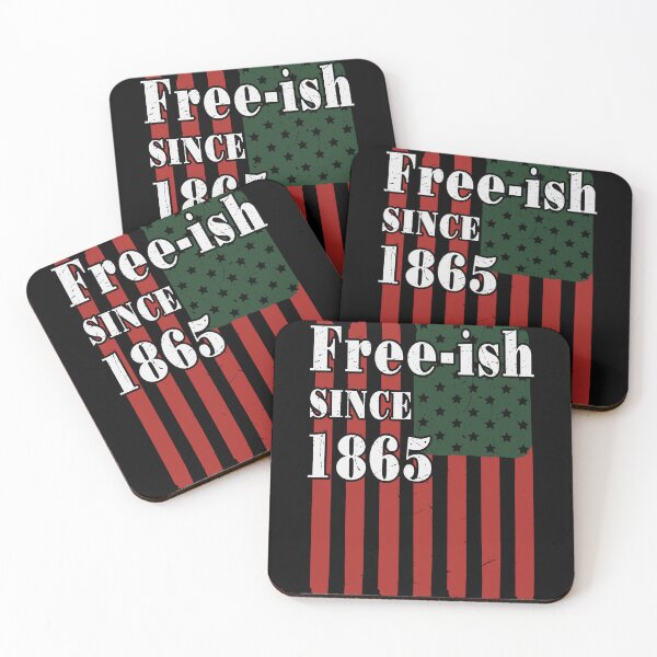 Item preview, Juneteenth National Independence Day JUNETEENTH Freeish Since 1865 Melanin Ancestor Black History Retro Vintage American Flag Design Gift Idea For Men and Women Women On Juneteenth Day Celebration  designed and sold by Prince - Bestseller ★★★★★.