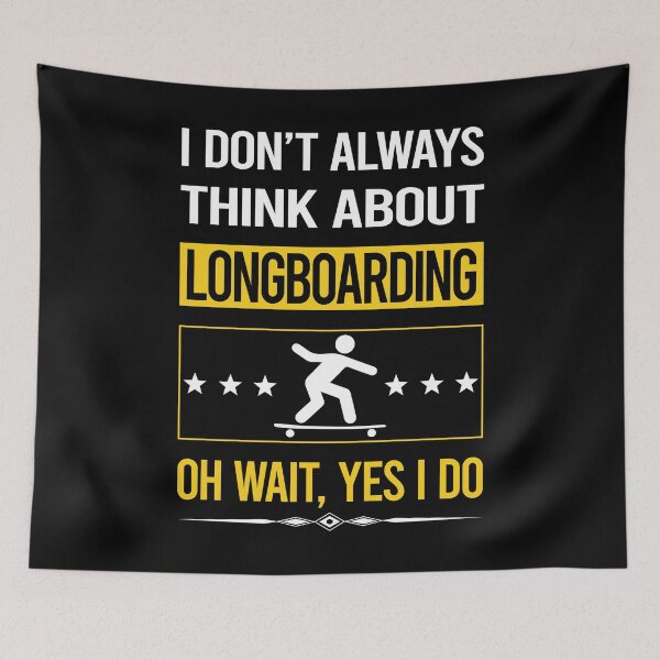Item preview, Funny Yes I Do Longboarding Longboard Longboarder designed and sold by gowenefkolaob.