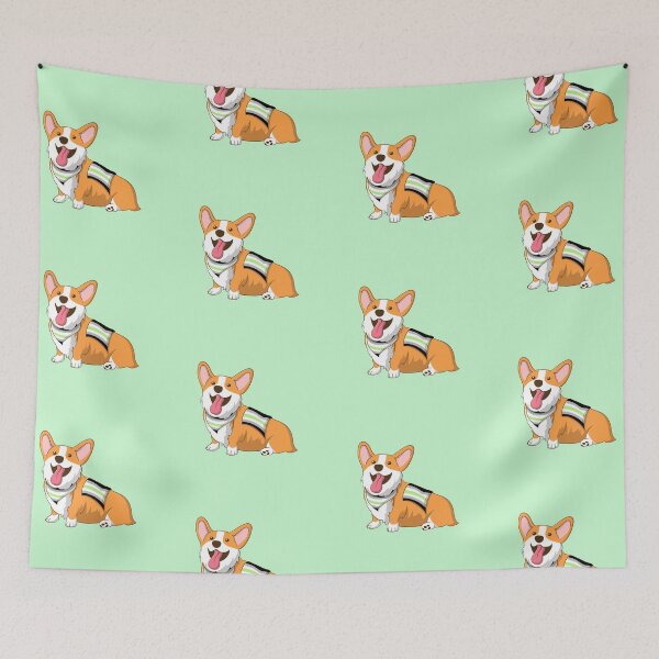 Item preview, Pride Corgi Agender designed and sold by NLDStudios.
