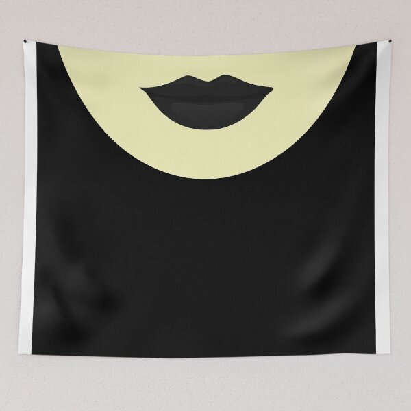 Item preview, Girl Face Black Lips designed and sold by M3PicsStudio.