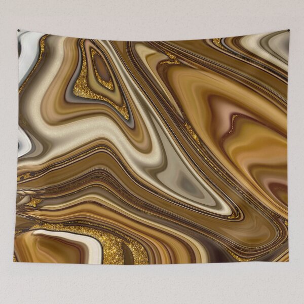 Item preview, Brown Marble Texture With Golden Veins 35...High quality designed and sold by aprajoos.