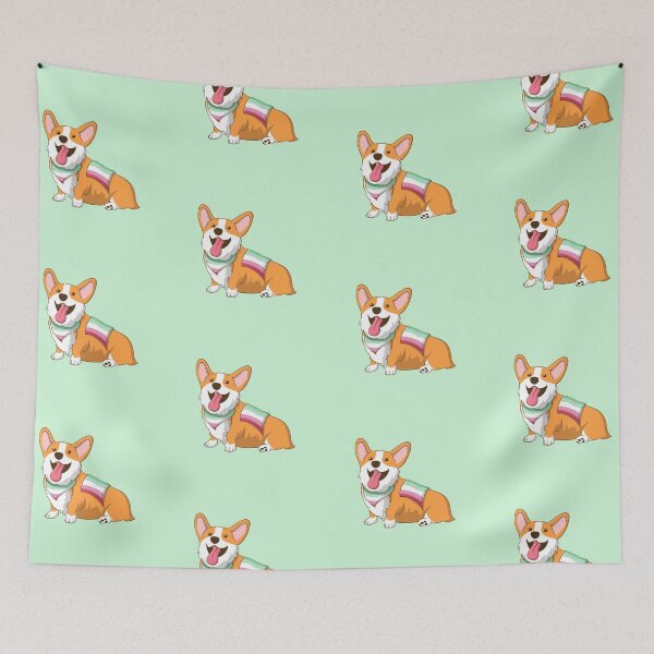 Item preview, Pride Corgi Abrosexual designed and sold by NLDStudios.