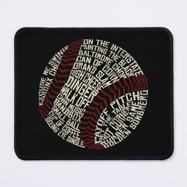 Item preview, Baseball Softball Tyopgraphic Terminology Sticker designed and sold by dianesandraon.