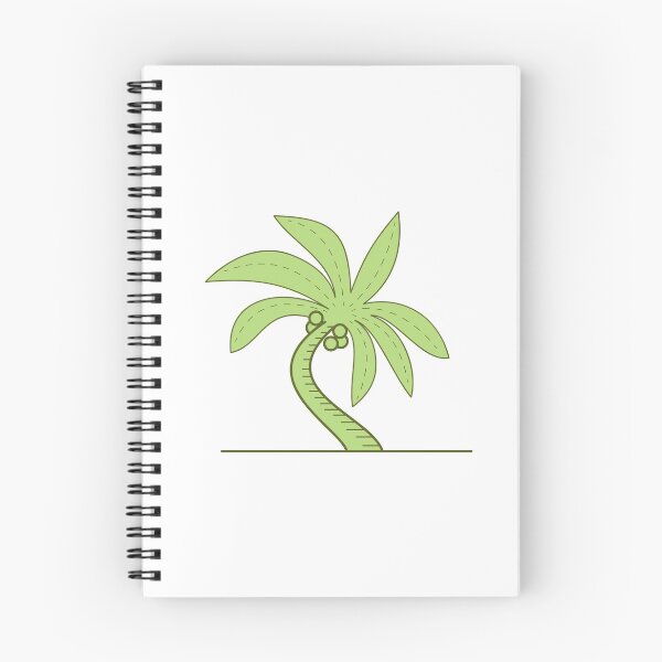 Item preview, Curved Palm Tree Mono Line designed and sold by patrimonio.