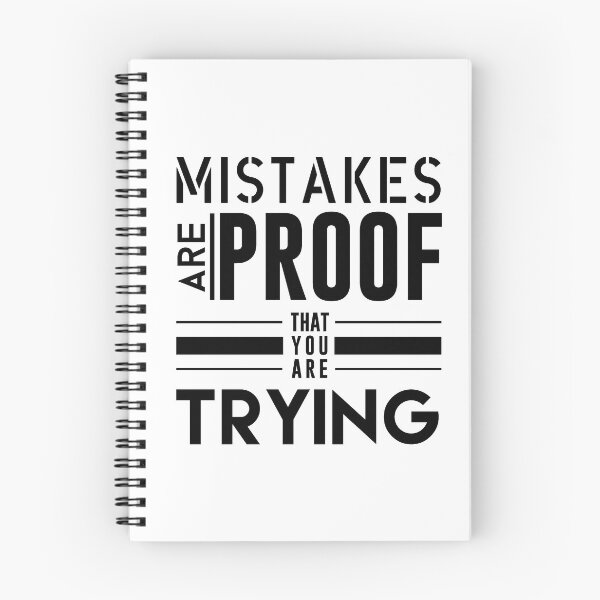Item preview, Mistakes are proof that you are trying designed and sold by Studio Grafiikka.