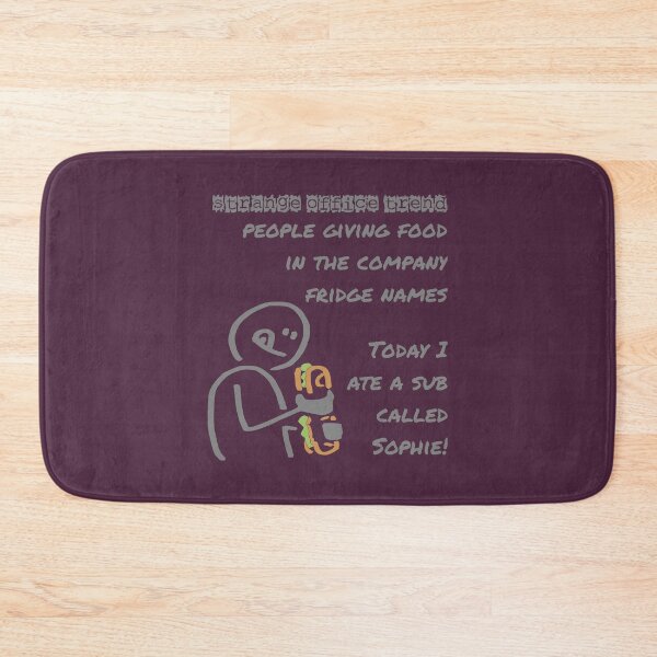 Item preview, Strange office trend ... fridge food naming designed and sold by SolidEarthArt.
