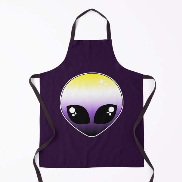Item preview, Non-Binary Alien Kawaii  designed and sold by sasyall.