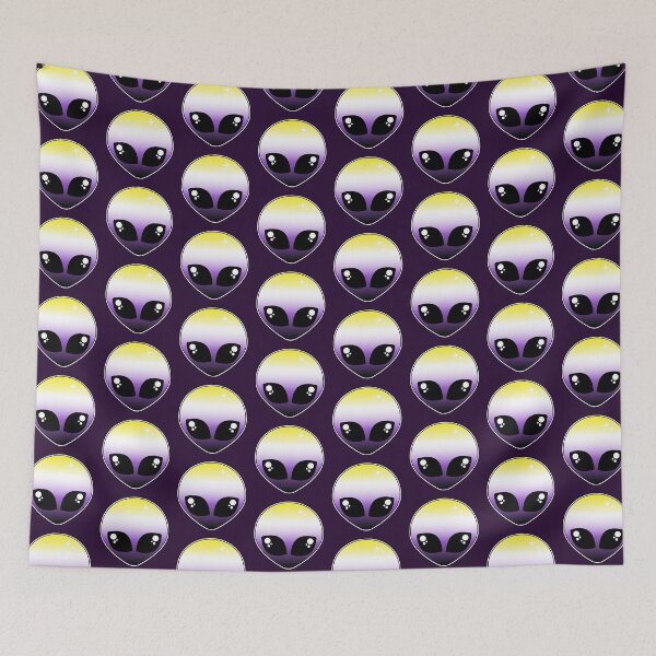 Item preview, Non-Binary Alien Kawaii  designed and sold by sasyall.