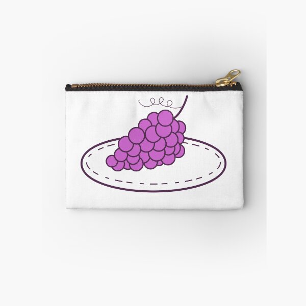 Item preview, Grapes on Plate Mono Line designed and sold by patrimonio.
