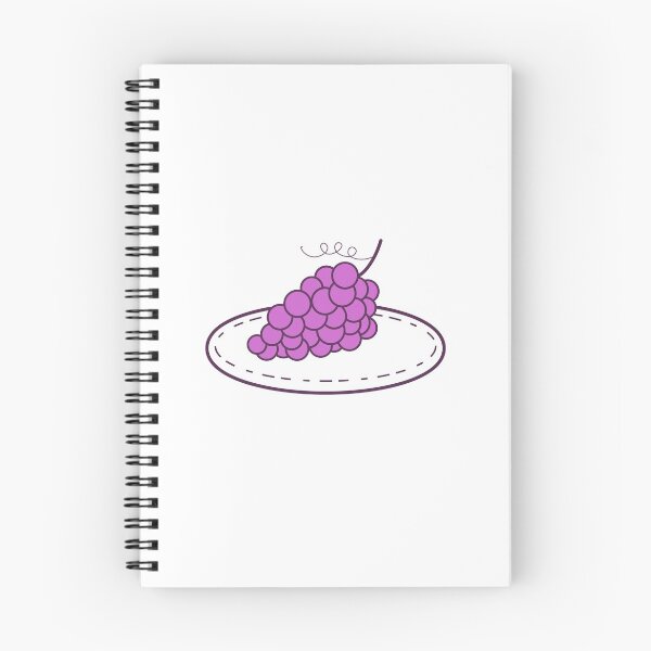 Item preview, Grapes on Plate Mono Line designed and sold by patrimonio.