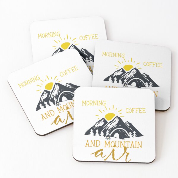 Item preview, Morning Coffee And Mountain Air designed and sold by LilaDiams.