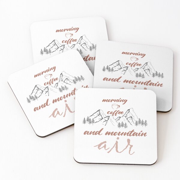 Item preview, Morning Coffee And Mountain Air designed and sold by LilaDiams.