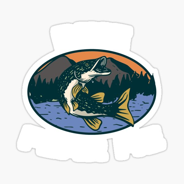 Northern Lights Sticker, Fishing Boat Sticker, Alaska Fisherman